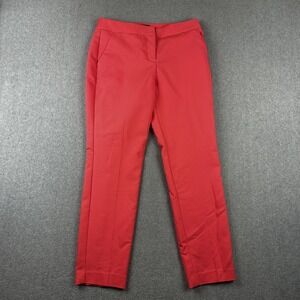 Express Columnist Pant Womens 8 Pink Slim Ankle Work Dress Stretch Career Office